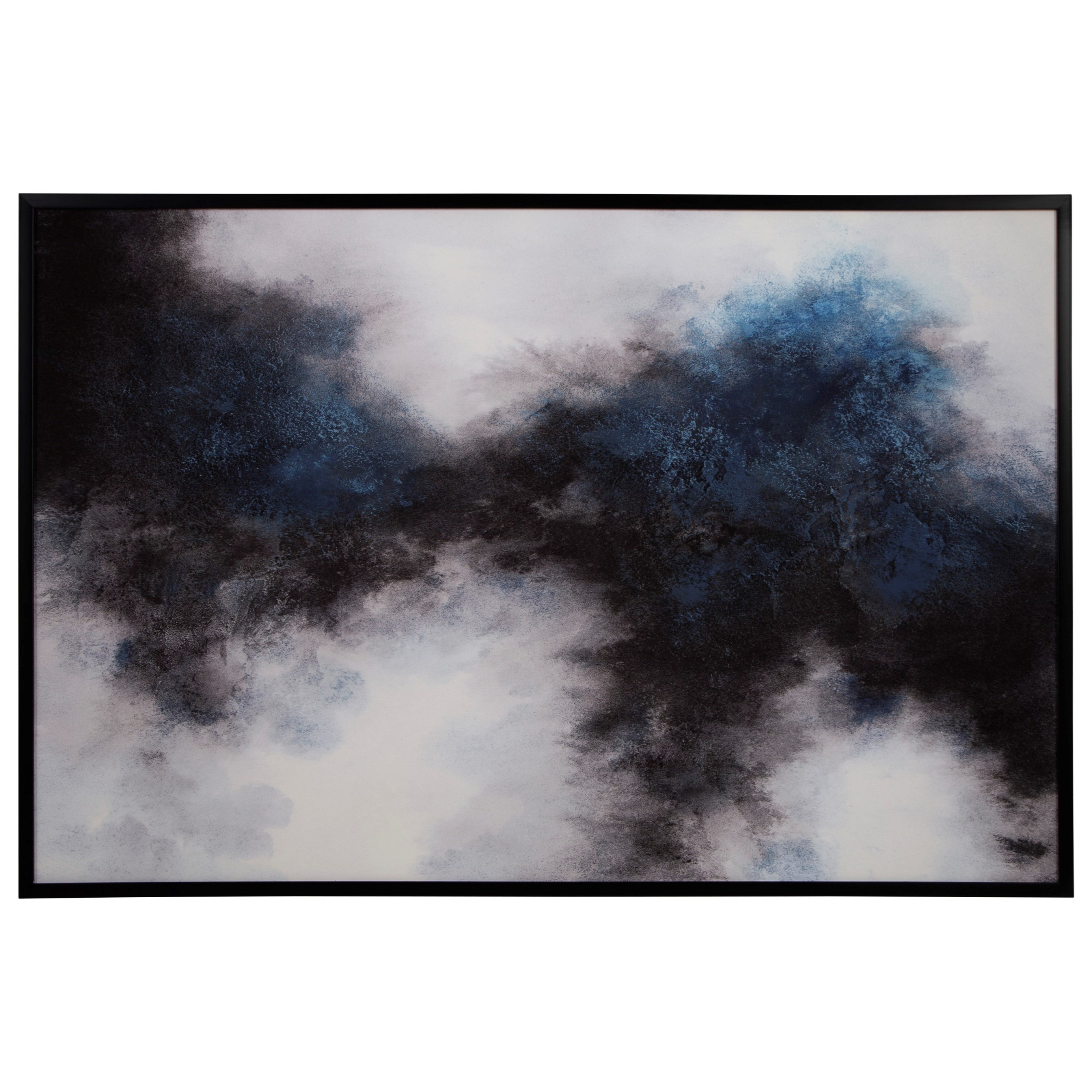 Signature Design by Ashley Wall Art A8000317 Bellecott Black/White/Blue